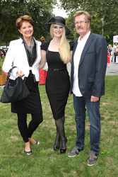 Mirja du Mont mit Mutter Heidi Becker und Vater Lothar Becker