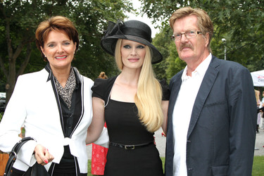 Mirja du Mont mit Mutter Heidi Becker und Vater Lothar Becker