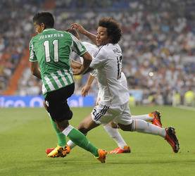 BBVA Liga Spiel Real Madrid gegen Real Betis, Madrid