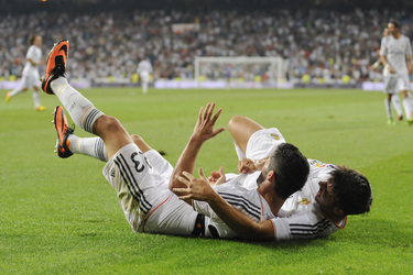 BBVA Liga Spiel Real Madrid gegen Real Betis, Madrid