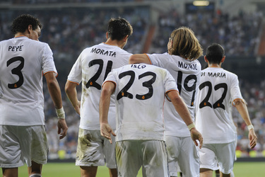BBVA Liga Spiel Real Madrid gegen Real Betis, Madrid