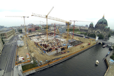 Stadtschloss Baustelle und Berliner Dom