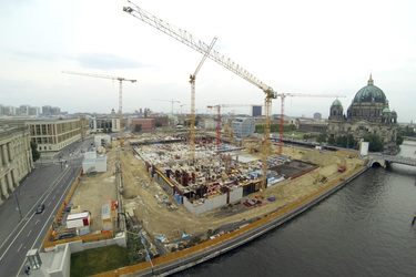 Stadtschloss Baustelle und Berliner Dom