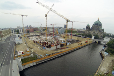 Stadtschloss Baustelle und Berliner Dom
