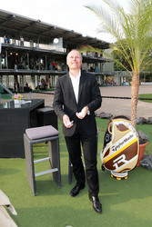 Joja Wendt in der Golf Lounge, Hamburg