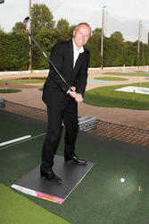 Joja Wendt in der Golf Lounge, Hamburg