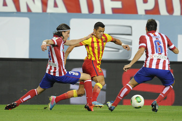 Supercup Spiel Atlético Madrid gegen FC Barcelona