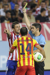 Supercup Spiel Atlético Madrid gegen FC Barcelona