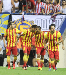 Supercup Spiel Atlético Madrid gegen FC Barcelona