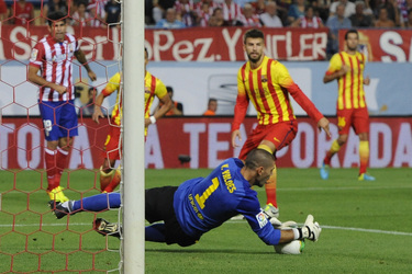 Supercup Spiel Atlético Madrid gegen FC Barcelona