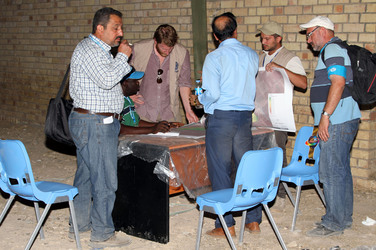 Syrische Bürgerkriegsflüchtlinge in Arbat, Irak