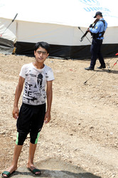 Syrische Bürgerkriegsflüchtlinge in Arbat, Irak