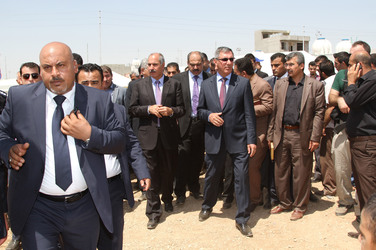Syrische Bürgerkriegsflüchtlinge in Arbat, Irak