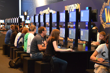 Gamescom Besucher