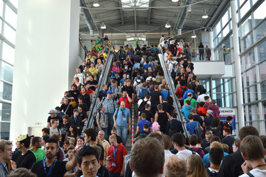 Gamescom Besucher
