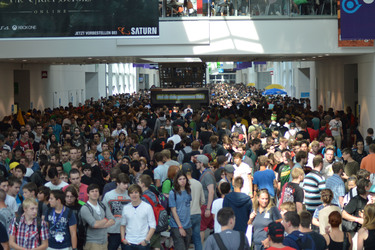 Gamescom Besucher
