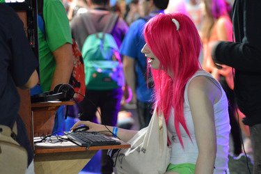 Gamescom Besucher