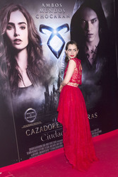 'Chroniken der Unterwelt - City of Bones' Premiere, madrid