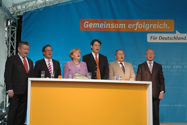 CDU Wahlkampfveranstaltung, Recklinghausen