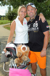 Sven Ottke mit Ehefrau Monic Frank