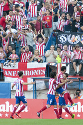 Liga BBVA Match Atlético Madrid gegen Rayo Vallecano, Madrid