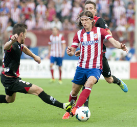 Liga BBVA Match Atlético Madrid gegen Rayo Vallecano, Madrid