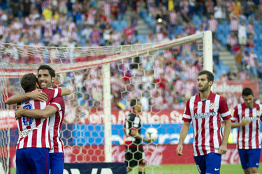 Liga BBVA Match Atlético Madrid gegen Rayo Vallecano, Madrid