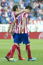 Liga BBVA Match Atlético Madrid gegen Rayo Vallecano, Madrid