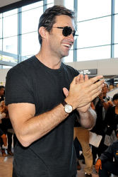 Ankunft von Hugh Jackman Arrives in Japan