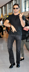 Ankunft von Hugh Jackman Arrives in Japan