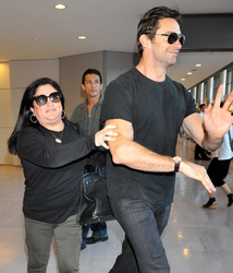 Ankunft von Hugh Jackman Arrives in Japan