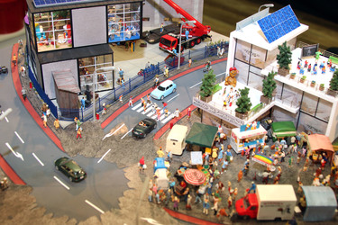 Grünen Wahlkamp en Minature, Hamburg