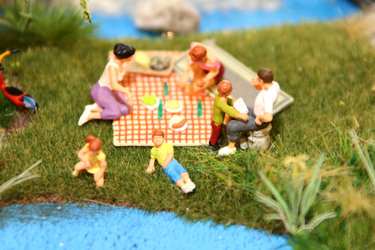 Grünen Wahlkamp en Minature, Hamburg