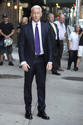 Anderson Cooper bei der 'Late Show with David Letterman', New York