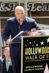 Vin Diesel erhält Stern auf dem Hollywood Walk Of Fame, Los Angeles