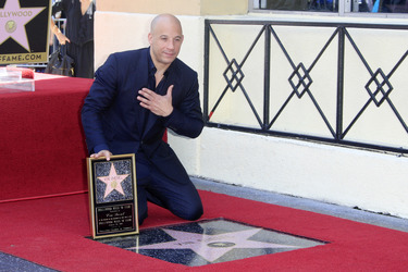 Vin Diesel erhält Stern auf dem Hollywood Walk Of Fame, Los Angeles