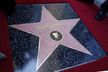 Vin Diesel erhält Stern auf dem Hollywood Walk Of Fame, Los Angeles