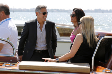 Auf dem Weg zum 'Gravity' Photocall, Biennale 2013