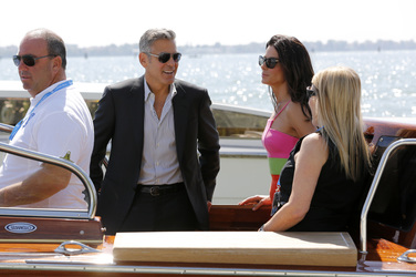 Auf dem Weg zum 'Gravity' Photocall, Biennale 2013