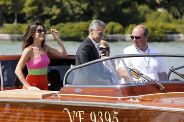 Auf dem Weg zum 'Gravity' Photocall, Biennale 2013