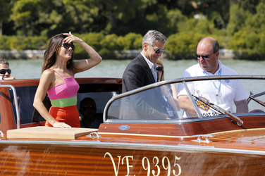 Auf dem Weg zum 'Gravity' Photocall, Biennale 2013