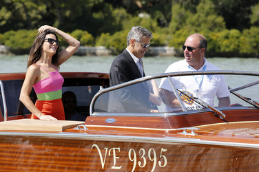 Auf dem Weg zum 'Gravity' Photocall, Biennale 2013