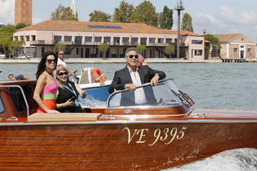Auf dem Weg zum 'Gravity' Photocall, Biennale 2013