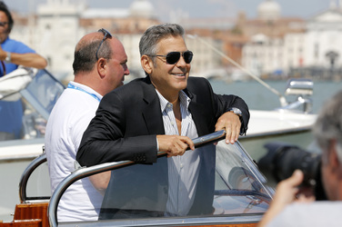 Auf dem Weg zum 'Gravity' Photocall, Biennale 2013