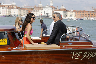Auf dem Weg zum 'Gravity' Photocall, Biennale 2013