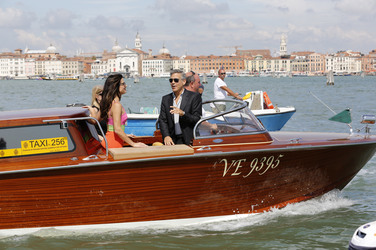 Auf dem Weg zum 'Gravity' Photocall, Biennale 2013