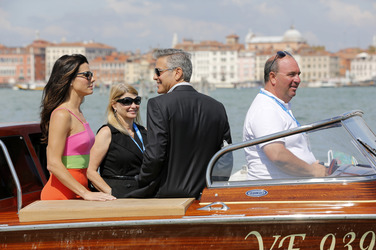 Auf dem Weg zum 'Gravity' Photocall, Biennale 2013