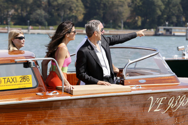 Auf dem Weg zum 'Gravity' Photocall, Biennale 2013