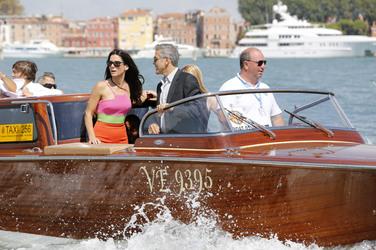 Auf dem Weg zum 'Gravity' Photocall, Biennale 2013