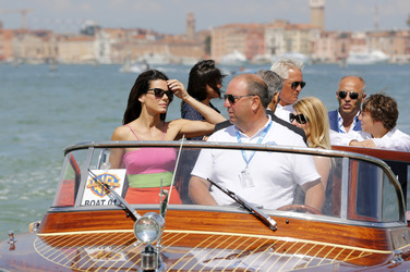 Auf dem Weg zum 'Gravity' Photocall, Biennale 2013